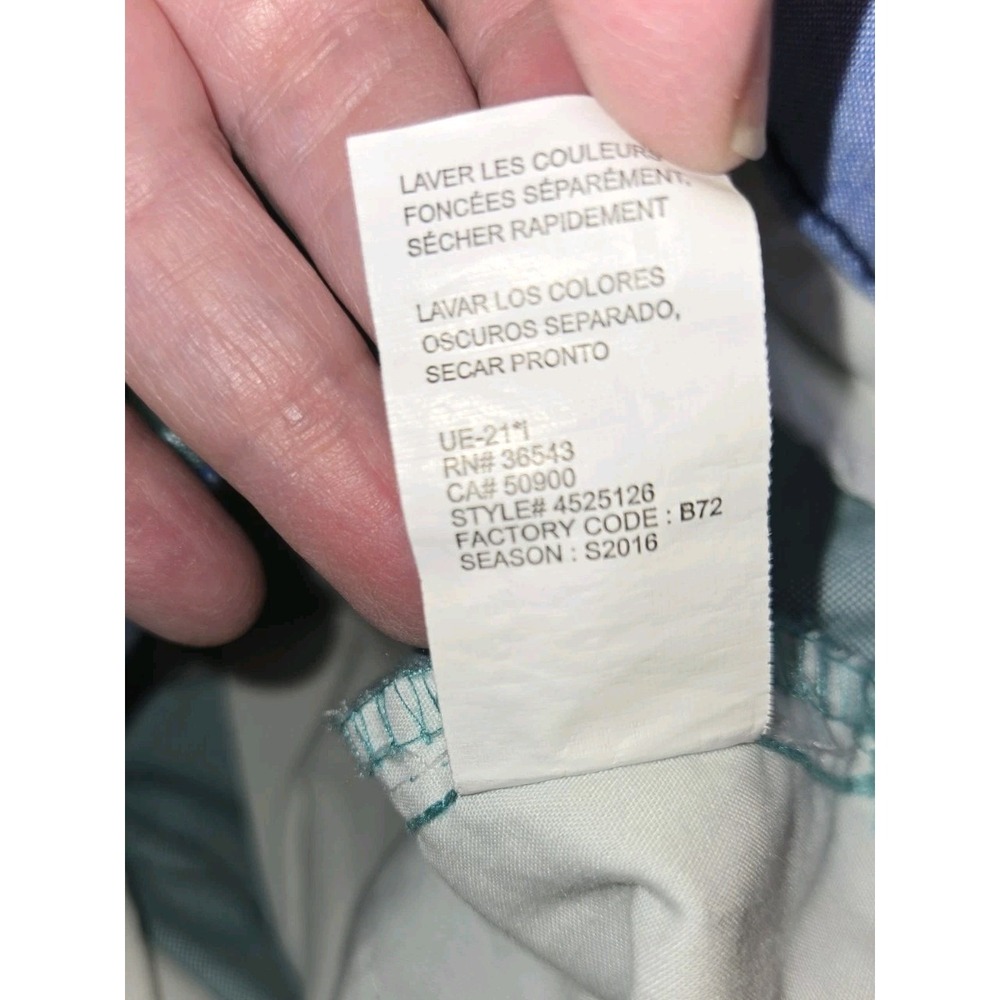 Izod Shorts Mens 32 Seafoam green chino straight regular EUC - Picture 5 of 7
